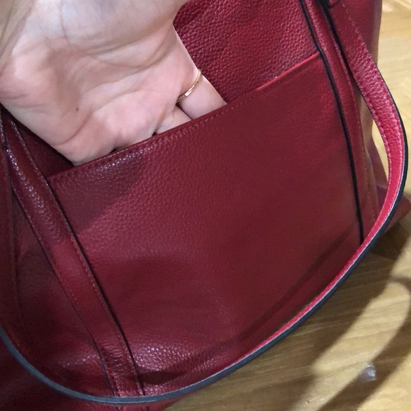 Dana Buchman Red Medium Sized Purse - Picture 5 of 8